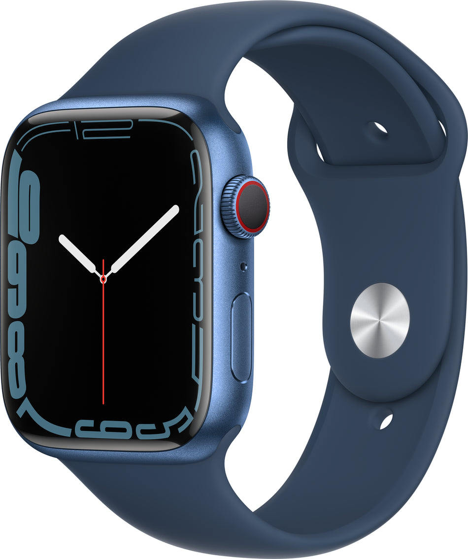 Apple Watch Series 7 GPS + Cellular 45 mm Blauw