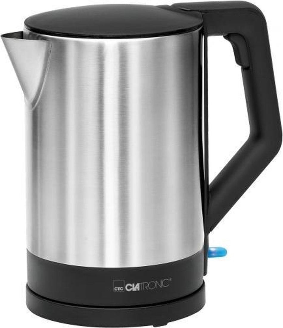 Clatronic WKS 3692 - Waterkoker - 1.5L - RVS - Zwart