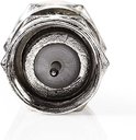 Nedis Satelliet- en Antenne-Adapter - F-Female - F-Female - Vernikkeld - 75 Ohm - Recht - Metaal - Zilver - 10 Stuks