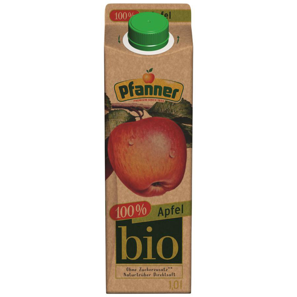 Pfanner Bio Appelsap 100% – 1 L