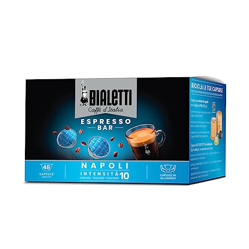 Bialetti Napoli – 48 Nespresso®‑compatibele capsules (Intensiteit 10)