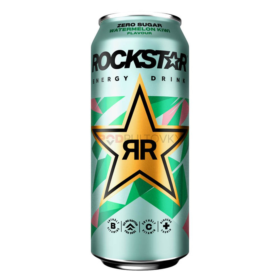 Rockstar Energy Zero Sugar Watermeloen Kiwi 500ml