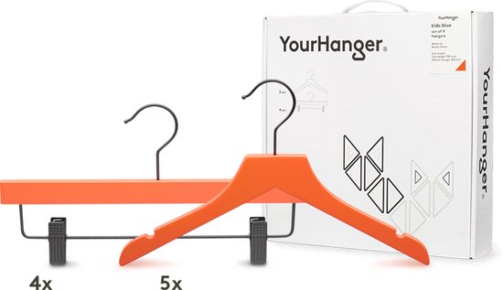 YourHanger Kids Hanger Box | 9 stuks | Kinderkledinghangers