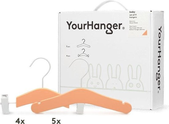 YourHanger Baby Hanger Box | 9 Stuks | Kinderkledinghangers