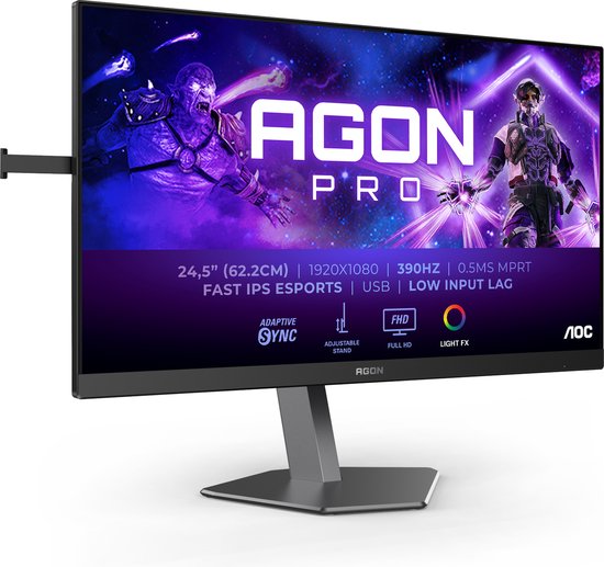 AOC Agon Pro AG256FS 24,5" FHD 390Hz Gaming Monitor