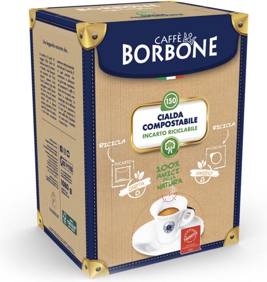 Caffè Borbone Rode Blend – 150 Koffiepads