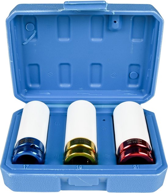 Hofftech Slag- en Krachtdoppenset | 17-19-21 mm | CR-V | 3-delig