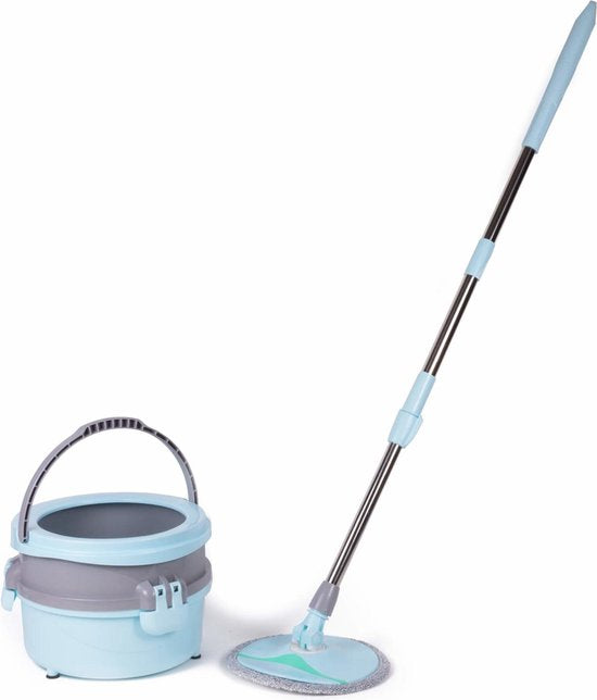 Benson Mop Emmer Set | 360° Spinning Reinigingssysteem | Inclusief Steel