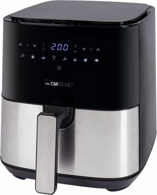Clatronic FR 3782 H – XXL Airfryer – 5 L – 1450 W – Zwart/RVS