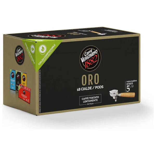 Caffè Vergnano Oro – 18 ESE‑pads