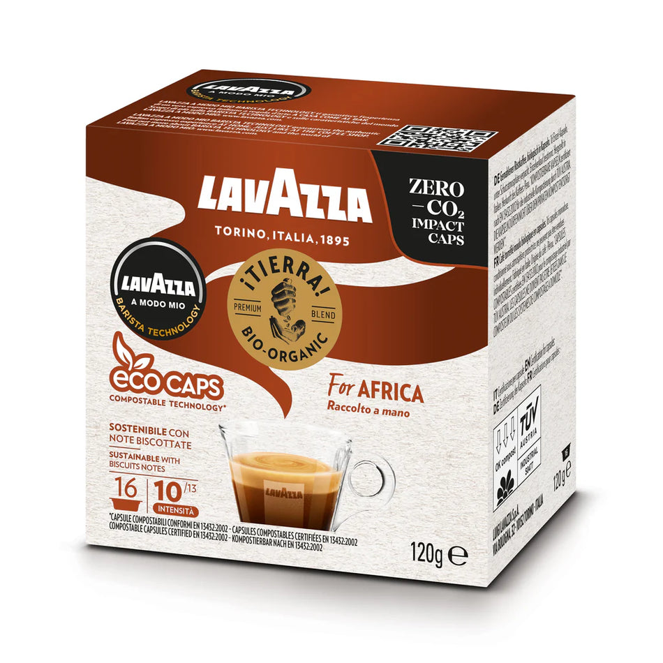 Lavazza ¡Tierra! Bio for Africa – 16 Lavazza A Modo Mio® capsules