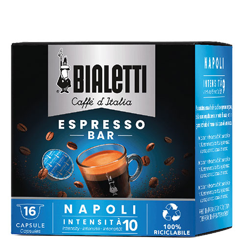 Bialetti Napoli – 16 Koffie Capsules