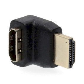 Nedis HDMI™-Adapter | HDMI Male naar HDMI Female | Verguld | 270° Gehoekt | ABS | Zwart | 1 Stuk