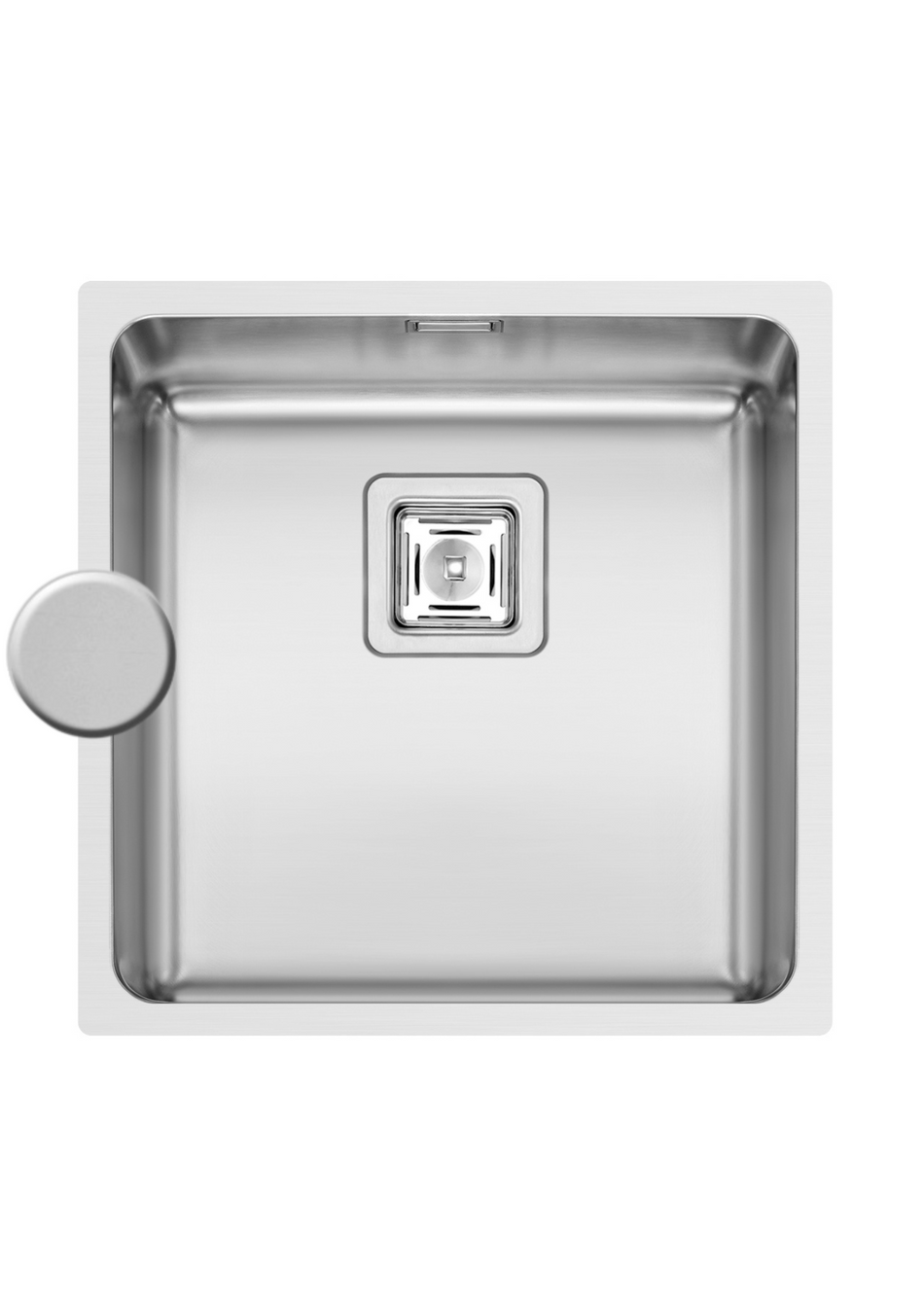 Hexo (Nord Inox) Lume Enkele Spoelbak – 400 × 400 mm – RVS