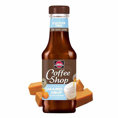 Schwartau Coffee Shop Caramel Sirop Zonder Suiker – 200 m