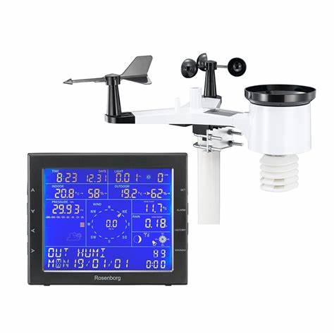 Rosenborg WS2350 Professioneel Weerstation – Draadloos – Wind & Regenmeter