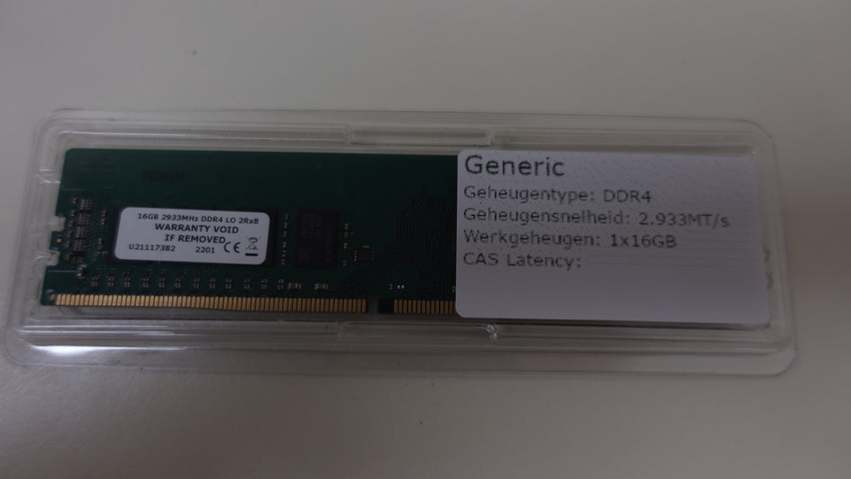 Generic DDR4 2933MHz 16GB DIMM (1x16GB)