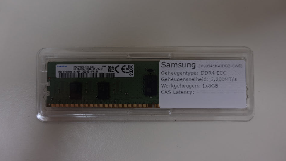 Samsung (M393A1K43DB2-CWE) DDR4 ECC 3200MHz 8GB DIMM (1x8gb)