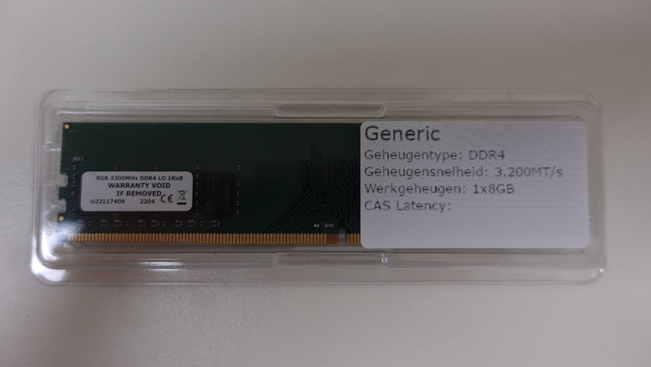 Generic DDR4 3200MHz 8GB DIMM (1x8GB)