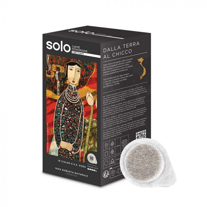 SOLO Caffè Monorigine Vietnam – 150 Koffiepads