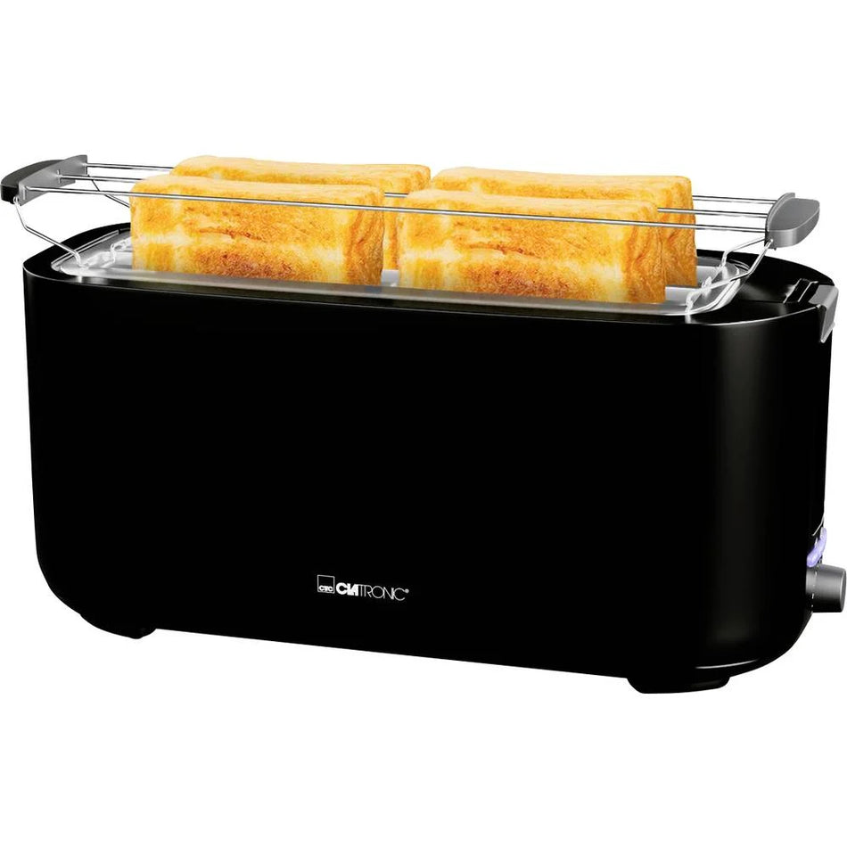 Clatronic TA 3802 Broodrooster voor 4 sneden – Zwart