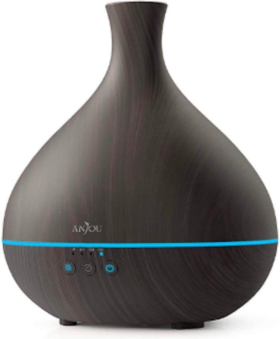 Anjou Aroma Cool Mist Diffuser | 500 ml | Gepatenteerd Oliestroomsysteem