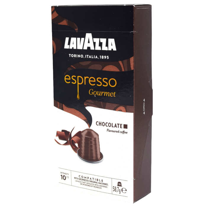 Lavazza Espresso Gourmet Chocolate – 10 Koffiecapsules (Nespresso®‑compatibel)