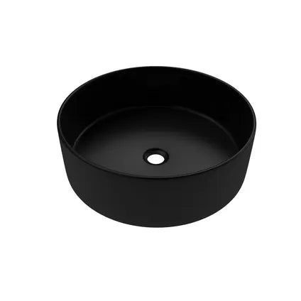 Aurlane Opzetwaskom Dark Round Ø36x11,5 cm Mat Zwart