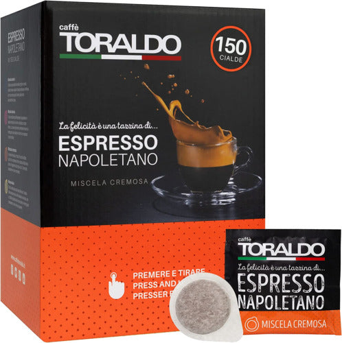 Caffè Toraldo Miscela Cremosa – 150 Koffiepads